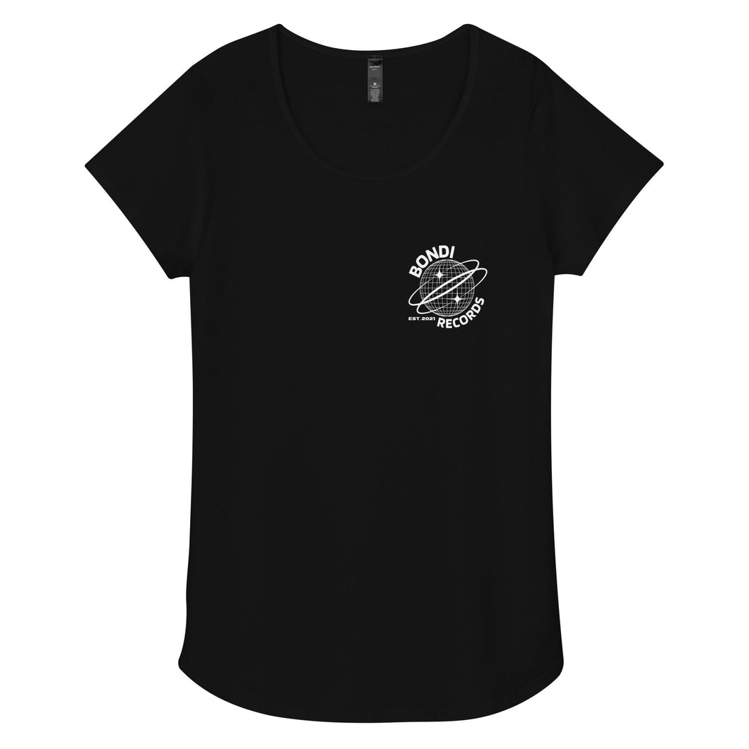 Bondi Records women’s rave t-shirt - dark - Bondi Records