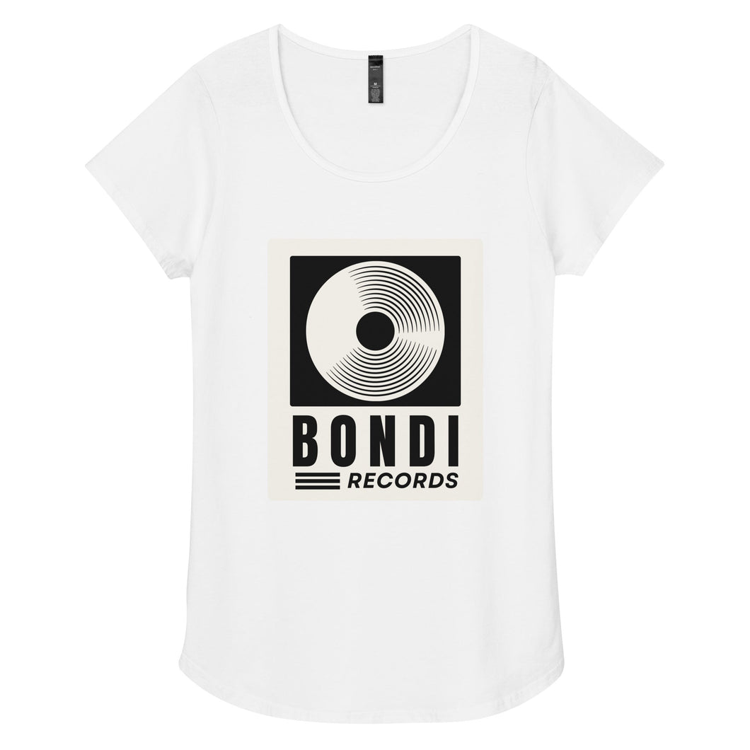 Bondi Records women's retro t-shirt - light - Bondi Records