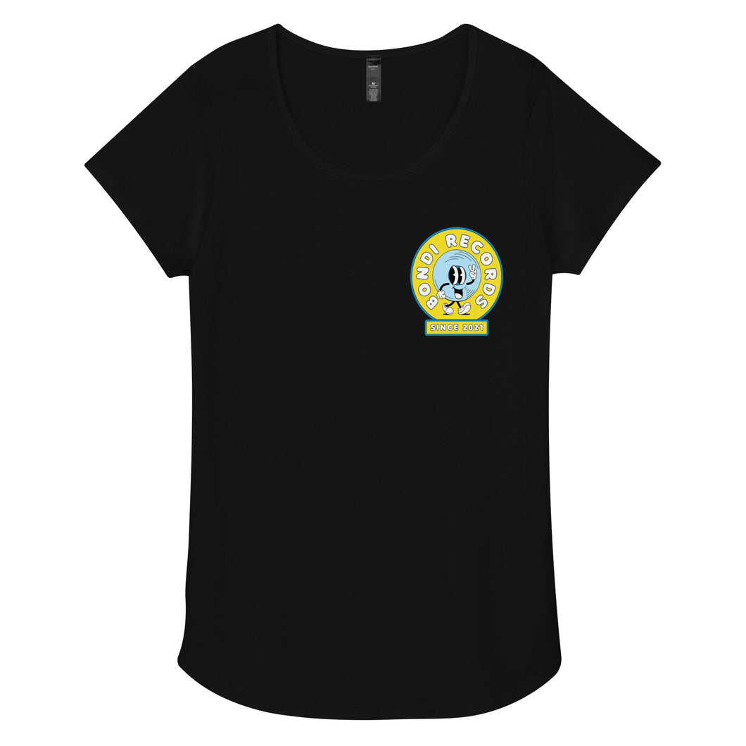 Bondi Records women’s rubberman t-shirt - dark - Bondi Records