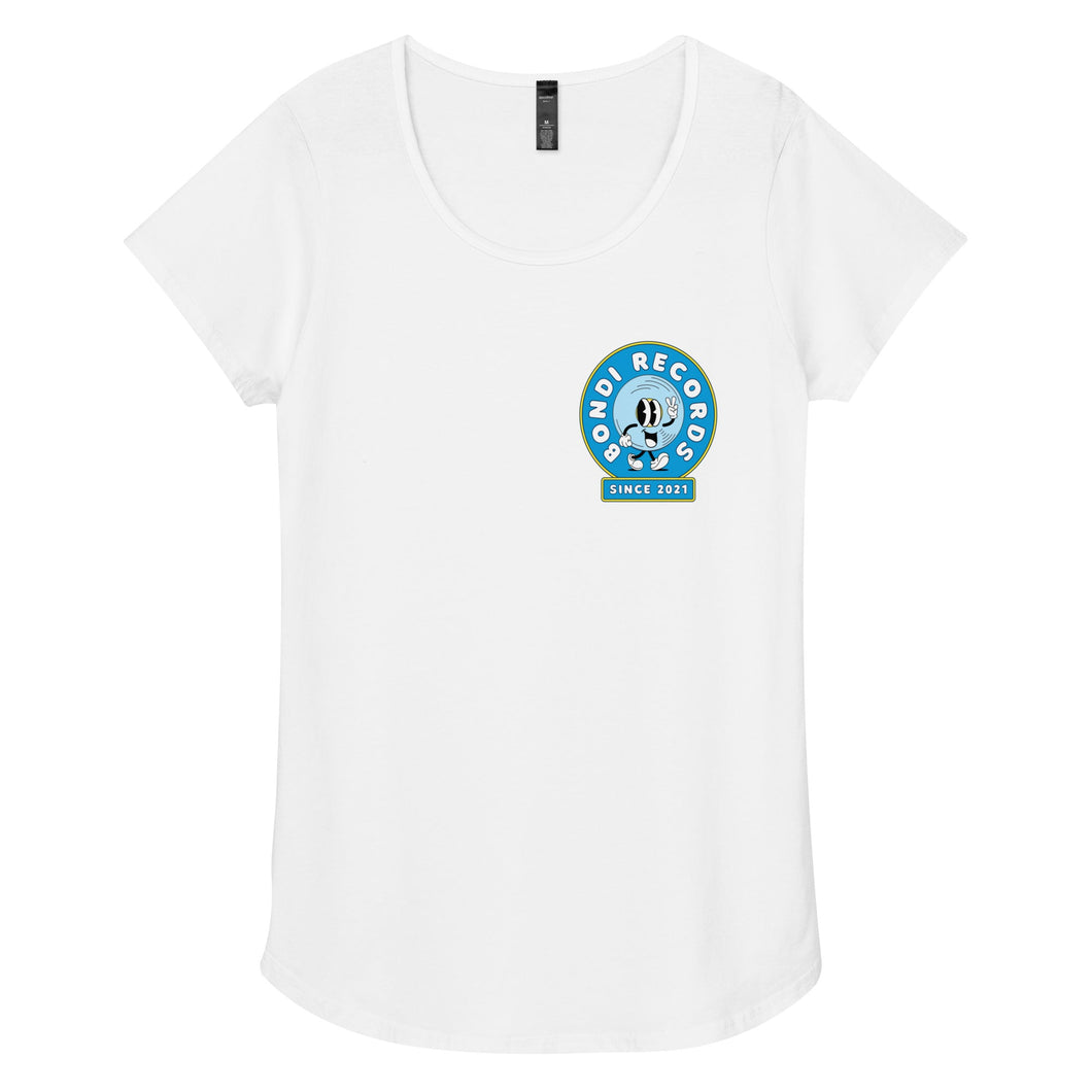 Bondi Records women’s rubberman t-shirt - light - Bondi Records