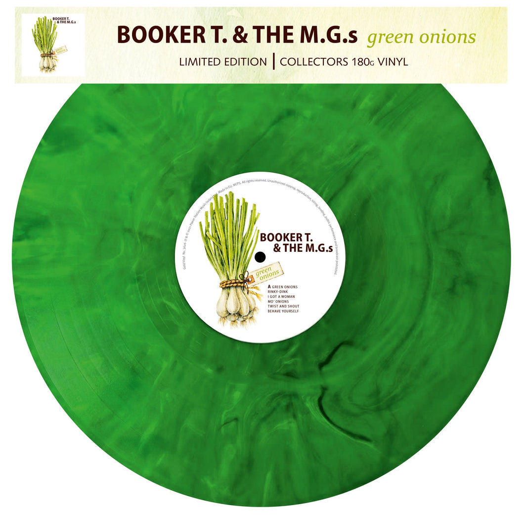 Booker T. & The M.G.’s – Green Onions - The Original Recording - Marbled Vinyl LP Record - Bondi Records