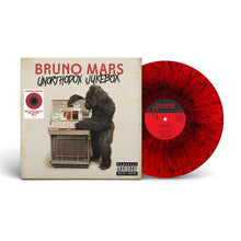 Load image into Gallery viewer, Bruno Mars - Unorthodox Jukebox - Red &amp; Black Splatter Vinyl LP Record - Bondi Records
