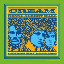 Load image into Gallery viewer, Cream - Live Royal Albert Hall London May 2 - 3 - 5 - 6 2005 (20th Anniversary Edition) - Blue &amp; green Splatter Vinyl LP Record - Bondi Records
