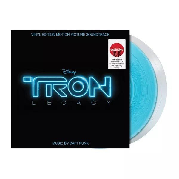 Daft Punk - Tron: Legacy Soundtrack - Clear & Blue Vinyl LP Record - Bondi Records