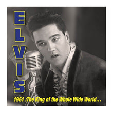 Load image into Gallery viewer, Elvis Presley - 1961: King Of Whole Wild World - RSD 2026 Blue &amp; Yellow Splatter Vinyl LP Record - Bondi Records
