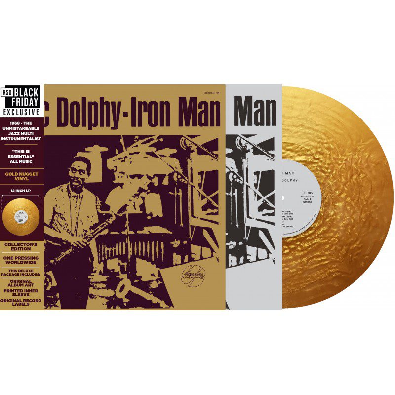 Eric Dolphy - Iron Man - Gold Nugget Vinyl LP Record - Bondi Records