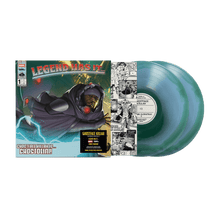 Load image into Gallery viewer, Ghostface Killah - Supreme Clientele 2 - Marvel Blue &amp; Green Swirl Vinyl LP Record - Bondi Records
