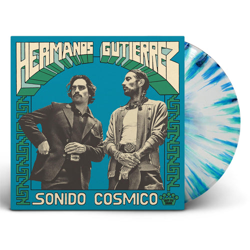 Hermanos Gutierrez - Sonido Cosmico - Blue, Green & White Splatter Vinyl LP Record - Bondi Records