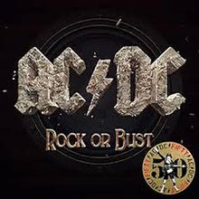 Load image into Gallery viewer, AC/DC – Rock Or Bust - 50th Anniversary Gold Vinyl LP Record

