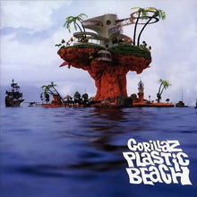 Load image into Gallery viewer, Gorillaz - Plastic Beach - Bespoke 3col Hand Pressed Vinyl LP Record
