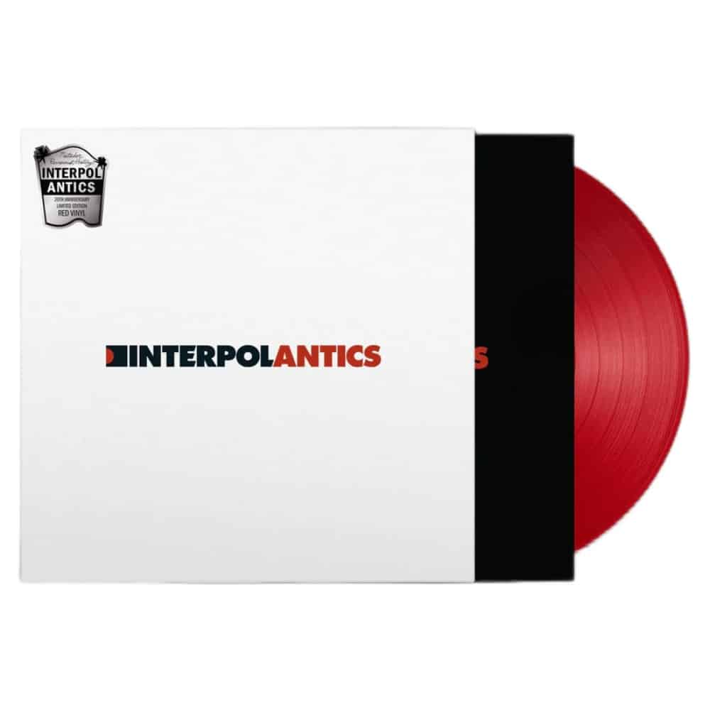 Interpol - Antics - 20th Anniversary Red Vinyl LP Record - Bondi Records