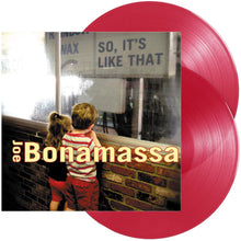 Load image into Gallery viewer, Joe Bonamassa - So, It's Like That - Red Vinyl LP Record - Bondi Records
