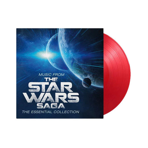 John Williams - Music From The Star Wars Saga: Essential Collection - Red Vinyl LP Record - Bondi Records