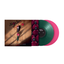 Load image into Gallery viewer, Jung Jaeil - Squid Game Original Soundtrack - Green &amp; Pink Vinyl LP Record - Bondi Records
