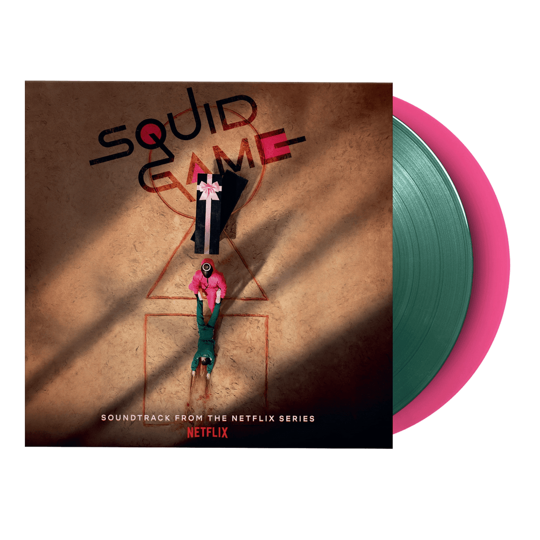 Jung Jaeil - Squid Game Original Soundtrack - Green & Pink Vinyl LP Record - Bondi Records