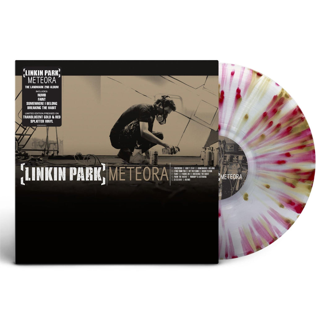 Linkin Park - Meteora - Translucent Gold & Red Splatter Vinyl LP Record - Bondi Records