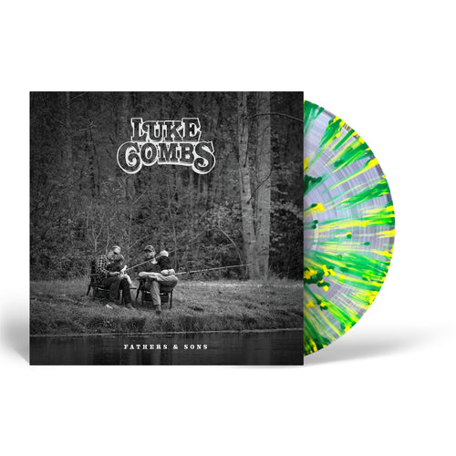 Luke Combs - Fathers & Sons - Yellow & Green Splatter Vinyl LP Record - Bondi Records