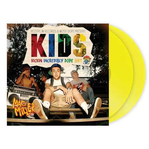 Mac Miller - K.I.D.S. - Translucent Yellow Vinyl LP Record - Bondi Records