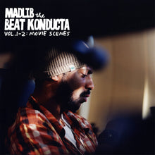 Load image into Gallery viewer, Madlib - Beat Konducta Vol. 1-2: Movie Scenes (Siren Split Edition) - Red &amp; Blue Vinyl LP Record - Bondi Records
