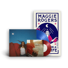 Load image into Gallery viewer, Maggie Rogers - Heard It In A Past Life - 5th Anniversary Blue Vinyl LP Record with Bonus Red 7&quot; &amp; Poster - Bondi Records
