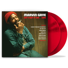 Load image into Gallery viewer, Marvin Gaye – Let’s Get It On… Live - Red - Vinyl LP Record - Bondi Records
