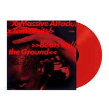 Load image into Gallery viewer, Massive Attack &amp; Tom Waits - Boots On The Ground - Red, White or Blue 12" Vinyl Single Record - Bondi Records
