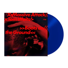 Load image into Gallery viewer, Massive Attack &amp; Tom Waits - Boots On The Ground - Red, White or Blue 12" Vinyl Single Record - Bondi Records
