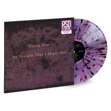 Load image into Gallery viewer, Mazzy Star - So Tonight That I Might See - Violet Smoke with Purple &amp; Black Splatter Vinyl LP Record - Bondi Records
