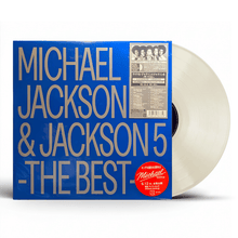 Load image into Gallery viewer, Michael Jackson &amp; Jackson 5 - The Best - Milky Clear Vinyl LP Record - Bondi Records
