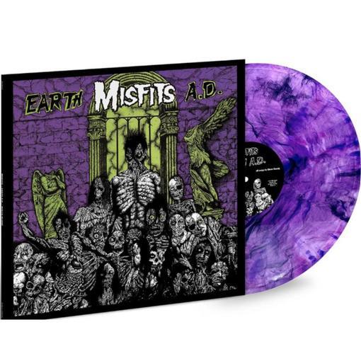 Misfits - Earth A.D/ Wolfs Blood - Purple Swirl Vinyl LP Record - Bondi Records