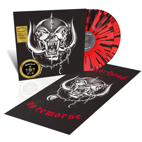 Motorhead - No Remorse: 50th Anniversary - Red & Black Splatter Vinyl LP Record - Bondi Records