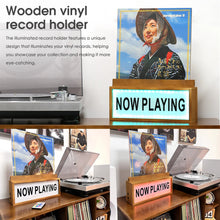 Load image into Gallery viewer, Multicolour LED Lightbox Now Playing Vinyl Record Stand - Bondi Records

