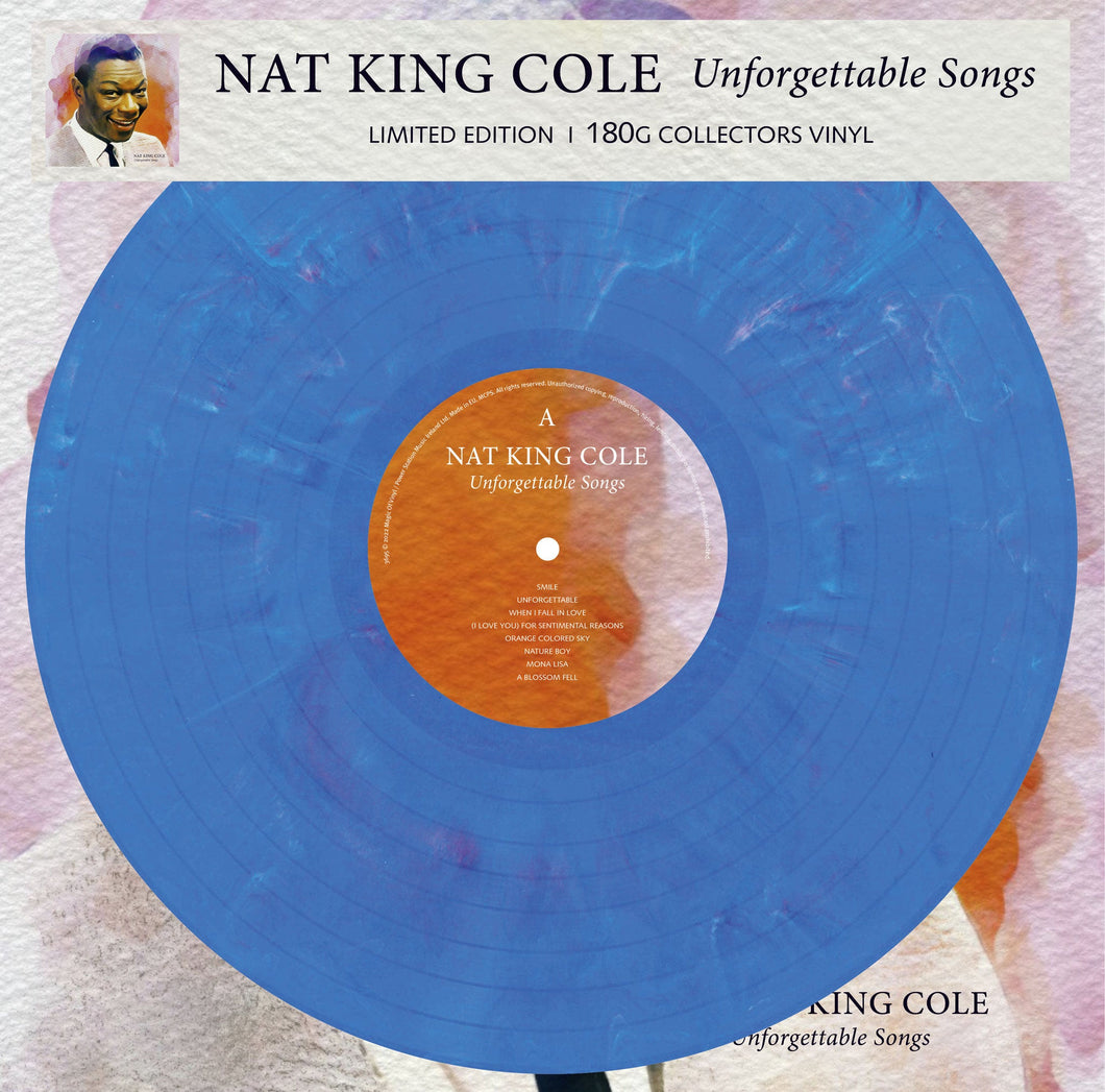 Nat King Cole – Unforgettable Songs - Marbled Vinyl LP Record - Bondi Records