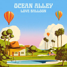Load image into Gallery viewer, Ocean Alley - Love Balloon - Blue &amp; Clear Smoke Vinyl LP Record - Bondi Records
