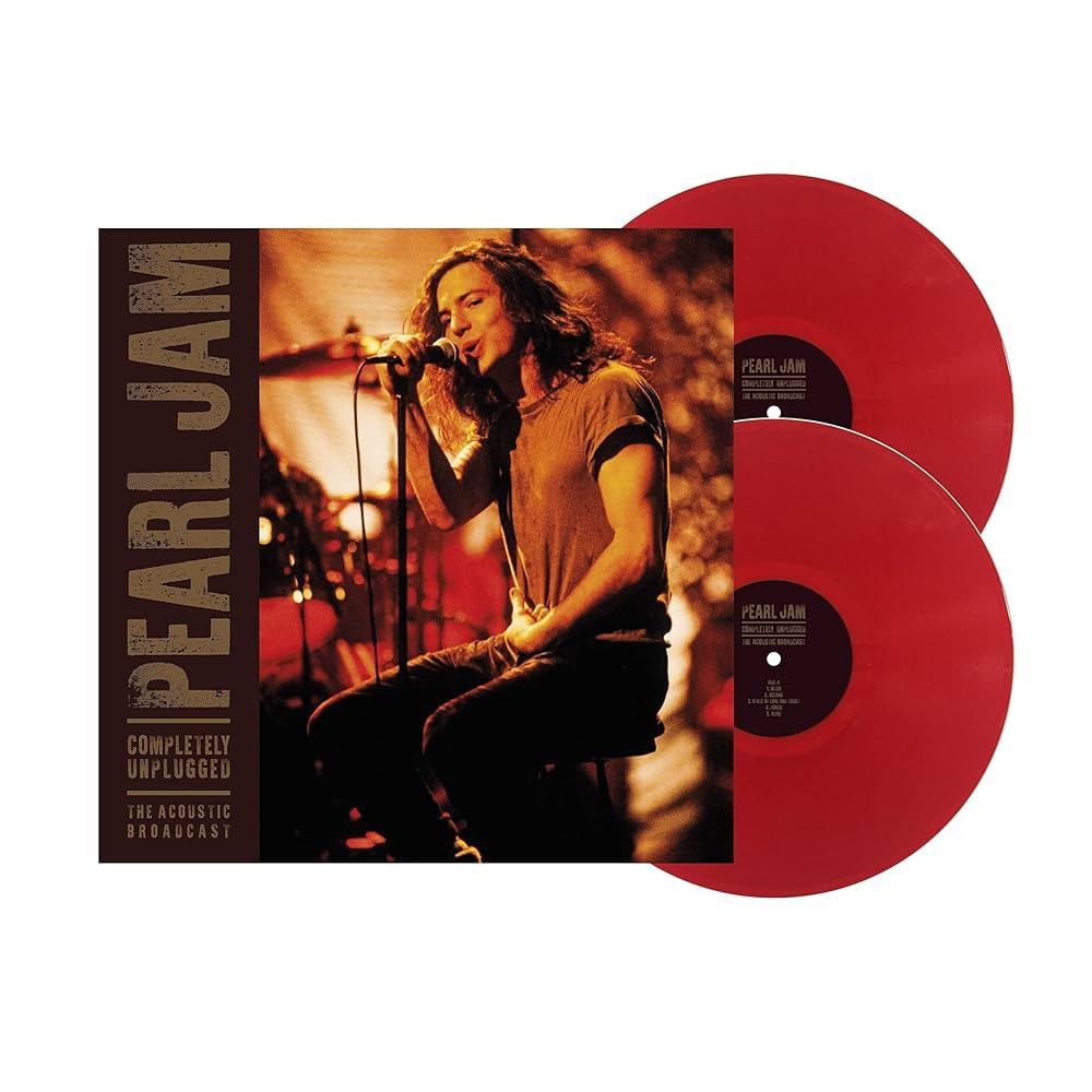 Pearl Jam - Completely Unplugged - Limited Edition Red Vinyl LP Record - Bondi Records