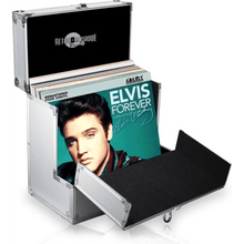 Load image into Gallery viewer, Retro Musique - Aluminum Trim Vinyl Record Case - Bondi Records

