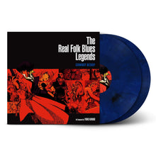 Load image into Gallery viewer, Seatbelts - Cowboy Bebop: The Real Folk Blues Legends - Dark Blue Marble Vinyl LP Record - Bondi Records
