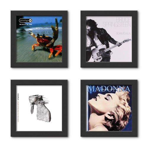 Show and Listen - Black Record Frame – Four Pack - Bondi Records