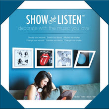 Load image into Gallery viewer, Show and Listen - White Record Frame – Single Pack - Bondi Records
