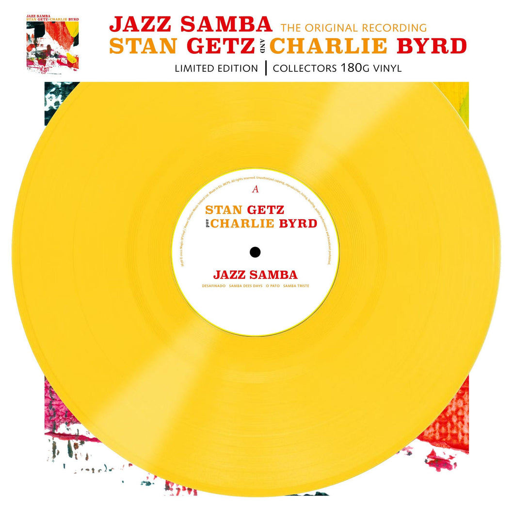 Stan Getz & Charlie Byrd – Jazz Samba - The Original Recording - Yellow Vinyl LP Record - Bondi Records