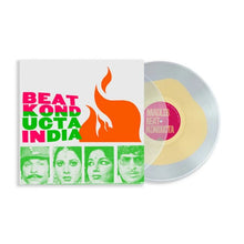 Load image into Gallery viewer, Madlib - Beat Konducta Vol. 3–4: In India (Saffron Blend Edition) - Semi Transparent Silver &amp; Saffron Yellow Vinyl LP Record
