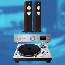 Load image into Gallery viewer, Technics SL - 1210GR2 Turntable, SU - GX70 Amplifier &amp; Monitor Bronze Floorstanding Speakers Bundle - Bondi Records
