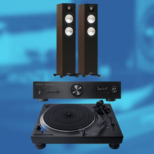 Load image into Gallery viewer, Technics SL - 1210GR2 Turntable, SU - GX70 Amplifier &amp; Monitor Bronze Floorstanding Speakers Bundle - Bondi Records
