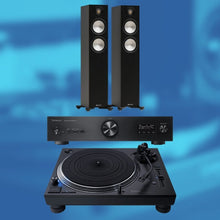 Load image into Gallery viewer, Technics SL - 1210GR2 Turntable, SU - GX70 Amplifier &amp; Monitor Bronze Floorstanding Speakers Bundle - Bondi Records
