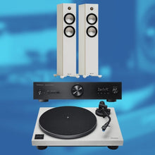 Load image into Gallery viewer, Technics SL - 40CBT Turntable, SU - GX70 Amp &amp; Monitor Bronze Floorstanding Speakers Bundle - Bondi Records
