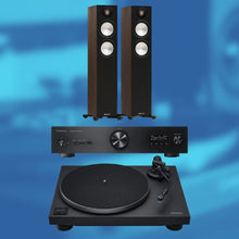 Load image into Gallery viewer, Technics SL - 40CBT Turntable, SU - GX70 Amp &amp; Monitor Bronze Floorstanding Speakers Bundle - Bondi Records
