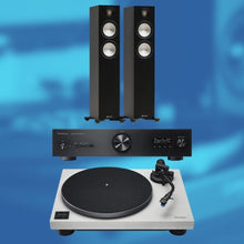 Load image into Gallery viewer, Technics SL - 40CBT Turntable, SU - GX70 Amp &amp; Monitor Bronze Floorstanding Speakers Bundle - Bondi Records
