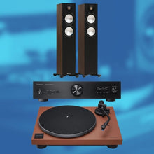 Load image into Gallery viewer, Technics SL - 40CBT Turntable, SU - GX70 Amp &amp; Monitor Bronze Floorstanding Speakers Bundle - Bondi Records
