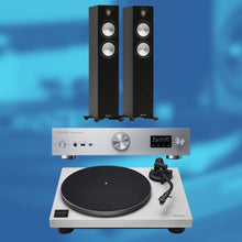Load image into Gallery viewer, Technics SL - 40CBT Turntable, SU - GX70 Amp &amp; Monitor Bronze Floorstanding Speakers Bundle - Bondi Records
