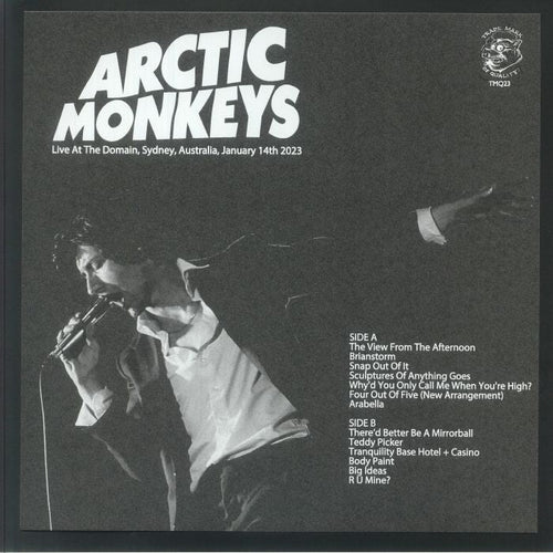 The Arctic Monkeys - Live At The Domain Sydney Australia January 14th 2023 - Yellow Vinyl LP Record - Bondi Records